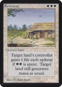Farmstead - Alpha Edition - Magic: The Gathering card