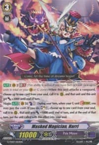 Masked Magician, Harri - G-TD07: Illusionist of the Crescent Moon - Cardfight Vanguard card