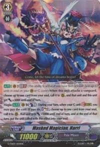 Masked Magician, Harri (RRR Foil) - G-TD07: Illusionist of the Crescent Moon - Cardfight Vanguard card