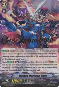 Masked Magician, Harri (Hot Stamped) - G-TD07: Illusionist of the Crescent Moon - Cardfight Vanguard card