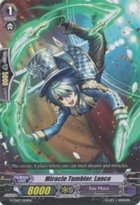 Miracle Tumbler, Lance - G-TD07: Illusionist of the Crescent Moon - Cardfight Vanguard card