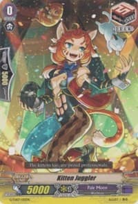 Kitten Juggler - G-TD07: Illusionist of the Crescent Moon - Cardfight Vanguard card