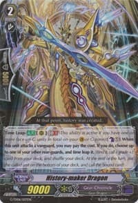History-maker Dragon (RRR Foil) - G-TD06: Rallying Call of the Interspectral Dragon - Cardfight Vanguard card