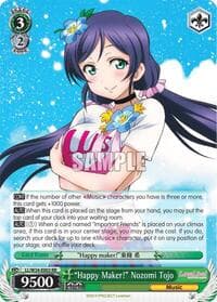 "Happy Maker!" Nozomi Tojo - Love Live! Vol. 2 - Weiss Schwarz card