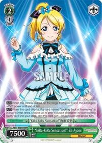 "KiRa-KiRa Sensation!" Eli Ayase (RRR) - Love Live! Vol. 2 - Weiss Schwarz card