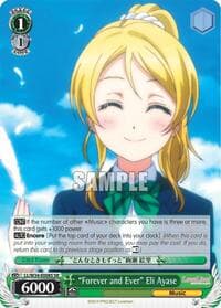 "Forever and Ever" Eli Ayase (SR) - Love Live! Vol. 2 - Weiss Schwarz card