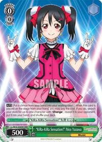 "KiRa-KiRa Sensation!" Nico Yazawa (RRR) - Love Live! Vol. 2 - Weiss Schwarz card