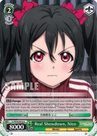 Real Showdown, Nico - Love Live! Vol. 2 - Weiss Schwarz card