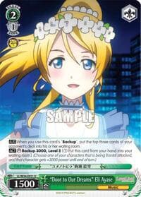 "Door to Our Dreams" Eli Ayase - Love Live! Vol. 2 - Weiss Schwarz card