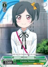 Cocoro Yazawa - Love Live! Vol. 2 - Weiss Schwarz card
