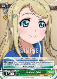 Innocent Arisa - Love Live! Vol. 2 - Weiss Schwarz card