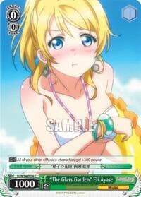 "The Glass Garden" Eli Ayase - Love Live! Vol. 2 - Weiss Schwarz card