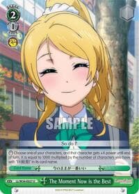 The Moment Now is the Best - Love Live! Vol. 2 - Weiss Schwarz card
