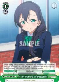 The Morning of Graduation - Love Live! Vol. 2 - Weiss Schwarz card