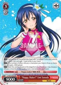 "Happy Maker!" Umi Sonoda - Love Live! Vol. 2 - Weiss Schwarz card