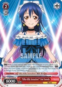 "KiRa-KiRa Sensation!" Umi Sonoda - Love Live! Vol. 2 - Weiss Schwarz card