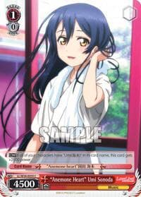 "Anemone Heart" Umi Sonada - Love Live! Vol. 2 - Weiss Schwarz card