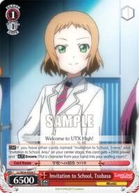 Invitation to School, Tsubasa - Love Live! Vol. 2 - Weiss Schwarz card