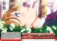Sakura Tree Facing the Blue Sky - Love Live! Vol. 2 - Weiss Schwarz card