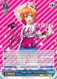 "Happy Maker!" Rin Hoshizora (SP) - Love Live! Vol. 2 - Weiss Schwarz card