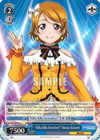 "KiRa-KiRa Sensation!" Hanayo Koizumi - Love Live! Vol. 2 - Weiss Schwarz card