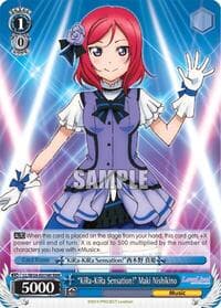 "KiRa-KiRa Sensation!" Maki Nishikino (RRR) - Love Live! Vol. 2 - Weiss Schwarz card