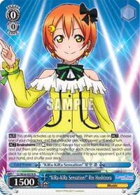 "KiRa-KiRa Sensation!" Rin Hoshizora - Love Live! Vol. 2 - Weiss Schwarz card