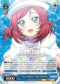"Snow Halation" Maki Nishikino - Love Live! Vol. 2 - Weiss Schwarz card