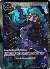 Dark Machina, Gliding Shadow (Full Art) - The Twilight Wanderer - Force of Will card