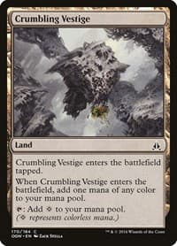 Crumbling Vestige - Oath of the Gatewatch - Magic: The Gathering card