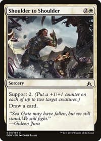 Shoulder to Shoulder - Oath of the Gatewatch - Magic: The Gathering card