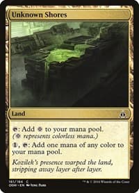Unknown Shores - Oath of the Gatewatch - Magic: The Gathering card