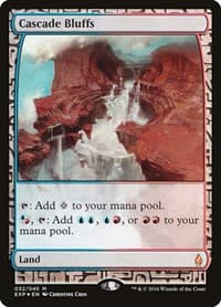 Cascade Bluffs - Zendikar Expeditions - Magic: The Gathering card