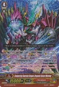 Conquering Supreme Dragon, Dragonic Kaiser Warning - G-FC02: Fighter's Collection 2015 Winter - Cardfight Vanguard card