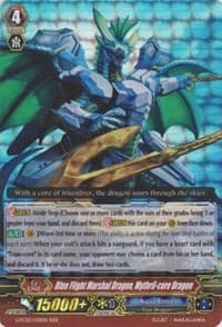 Blue Flight Marshal Dragon, Mithril-core Dragon - G-FC02: Fighter's Collection 2015 Winter - Cardfight Vanguard card
