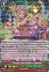 Protector Lotus Maiden of Yggdrasil - G-FC02: Fighter's Collection 2015 Winter - Cardfight Vanguard card