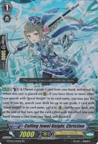 Calling Jewel Knight, Christine - G-FC02: Fighter's Collection 2015 Winter - Cardfight Vanguard card