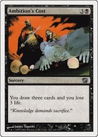Ambition's Cost - 8th Edition - Magic: The Gathering card