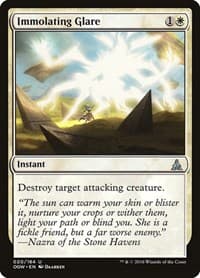 Immolating Glare - Oath of the Gatewatch - Magic: The Gathering card