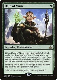 Oath of Nissa - Oath of the Gatewatch - Magic: The Gathering card