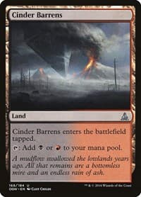 Cinder Barrens - Oath of the Gatewatch - Magic: The Gathering card