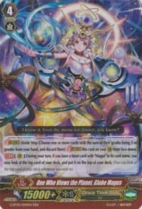 One Who Views the Planet, Globe Magus - Moonlit Dragonfang - Cardfight Vanguard card