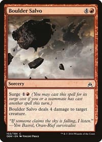 Boulder Salvo - Oath of the Gatewatch - Magic: The Gathering card
