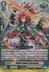 Divine Sword, Kusanagi - Moonlit Dragonfang - Cardfight Vanguard card