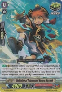 Lightning of Triumphant Return, Reseph - Moonlit Dragonfang - Cardfight Vanguard card
