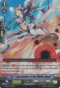 Lady Battler of the White Dwarf - Moonlit Dragonfang - Cardfight Vanguard card