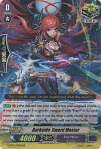 Darkside Sword Master - Moonlit Dragonfang - Cardfight Vanguard card