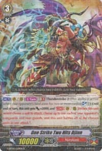 One Strike Two Hits Djinn - Moonlit Dragonfang - Cardfight Vanguard card