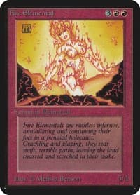 Fire Elemental - Alpha Edition - Magic: The Gathering card