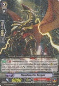 Cloudmaster Dragon - Moonlit Dragonfang - Cardfight Vanguard card